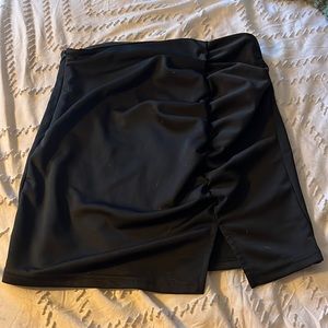Black pencil skirt
